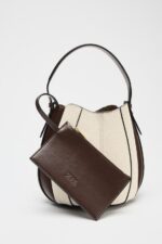 کیف زنانه زارا TOPSTITCH BUCKET BAG