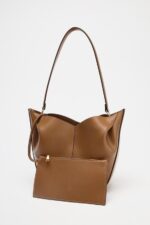کیف زنانه زارا GATHERED TOTE BAG