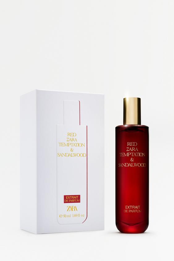 عطر زنانه زارا red zara temptation sandalwood extrait de parfum 50 ml