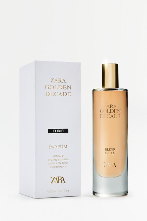 عطر زنانه زارا golden decade elixir parfum 80 ml