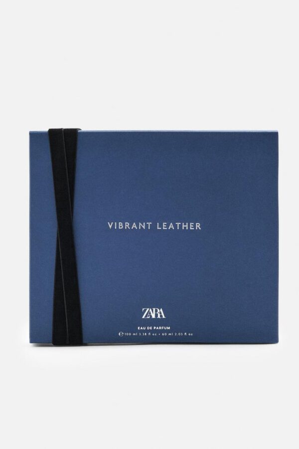 پک دوتایی عطر مردانه زارا VIBRANT LEATHER EDP 100 ML + 60 ML