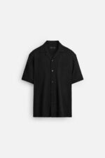 پیراهن مردانه زارا GEOMETRIC JACQUARD SHIRT