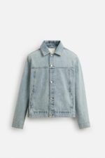 ژاکت جین مردانه زارا BASIC DENIM JACKET