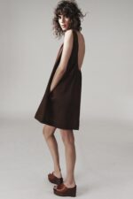 رامپر زنانه زارا ZW COLLECTION 100% LINEN PLAYSUIT