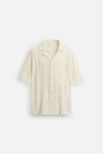 پیراهن مردانه زارا OPEN TEXTURED SHIRT