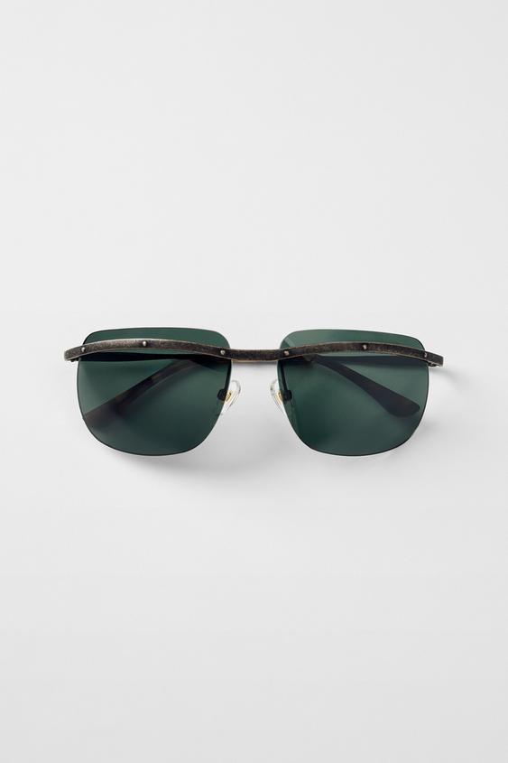 عینک زنانه زارا metal sunglasses bobby gillespie x zara