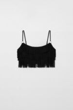 تاپ زنانه زارا FRINGED BIKINI TOP KATE MOSS X ZARA