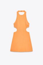 لباس کوتاه زنانه زارا HALTER CUT-OUT MINI DRESS