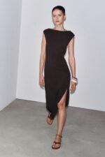 لباس میدی زنانه زارا ZW COLLECTION FITTED DRESS