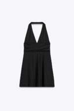 پیراهن کوتاه زنانه زارا SHORT HALTER DRESS