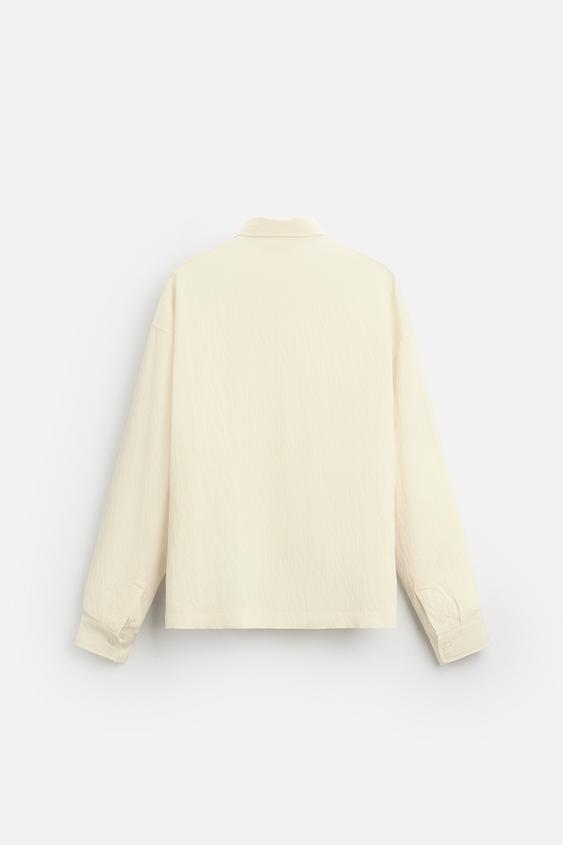 پیراهن مردانه زارا striped textured shirt