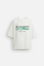 تیشرت مردانه زارا SLOGAN PRINT T-SHIRT