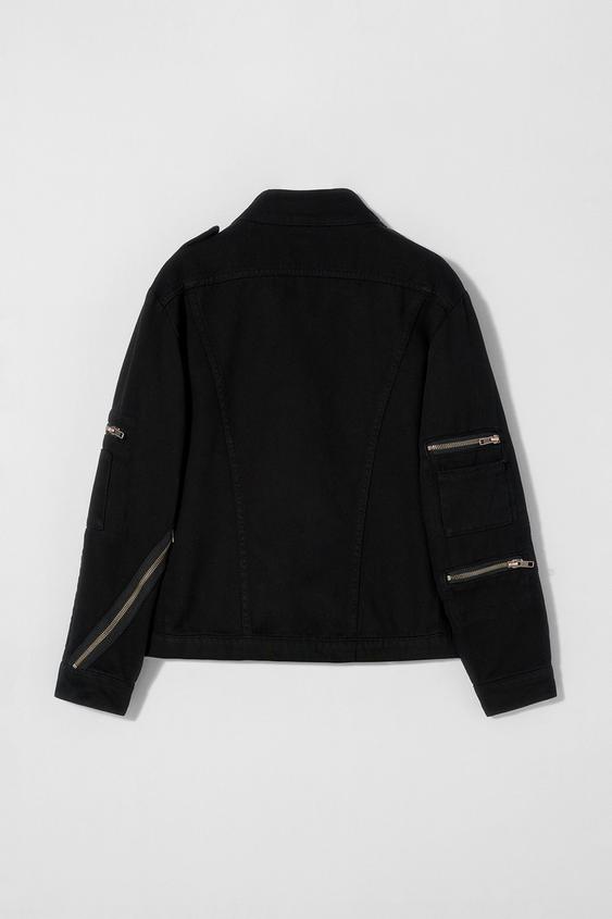 ژاکت زنانه زارا KATE MOSS X ZARA ZIPPED JACKET