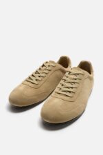 کفش چرم مردانه زارا LEATHER LIMITED EDITION TRAINERS