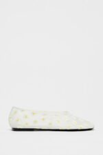 کفش بالرین زنانه زارا FLORAL MESH BALLERINAS