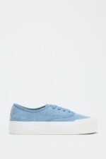 کفش اسپرت زنانه زارا LIGHT DENIM TRAINERS