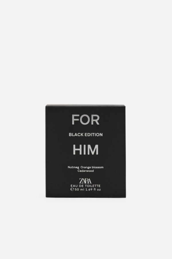 عطر مردانه زارا FOR HIM BLACK EDITION EDT 50ML