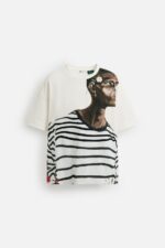 تیشرت مردانه زارا EMBROIDERED PRINT T-SHIRT © OTIS KWAME KYE QUAICOE