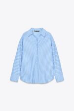 پیراهن زنانه زارا BASIC POPLIN SHIRT