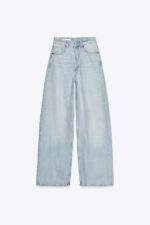 شلوار جین زنانه زارا TRF EXTRA WIDE-LEG HIGH-WAIST JEANS