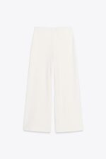 شلوار زنانه زارا TEXTURED WIDE-LEG TROUSERS