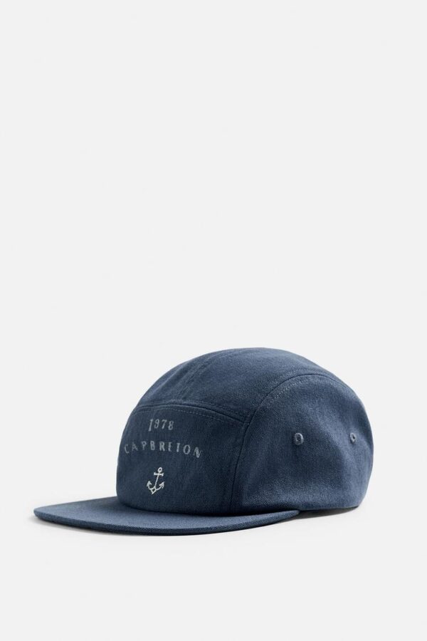 کلاه نقاب دار مردانه زارا washed cap with contrast print