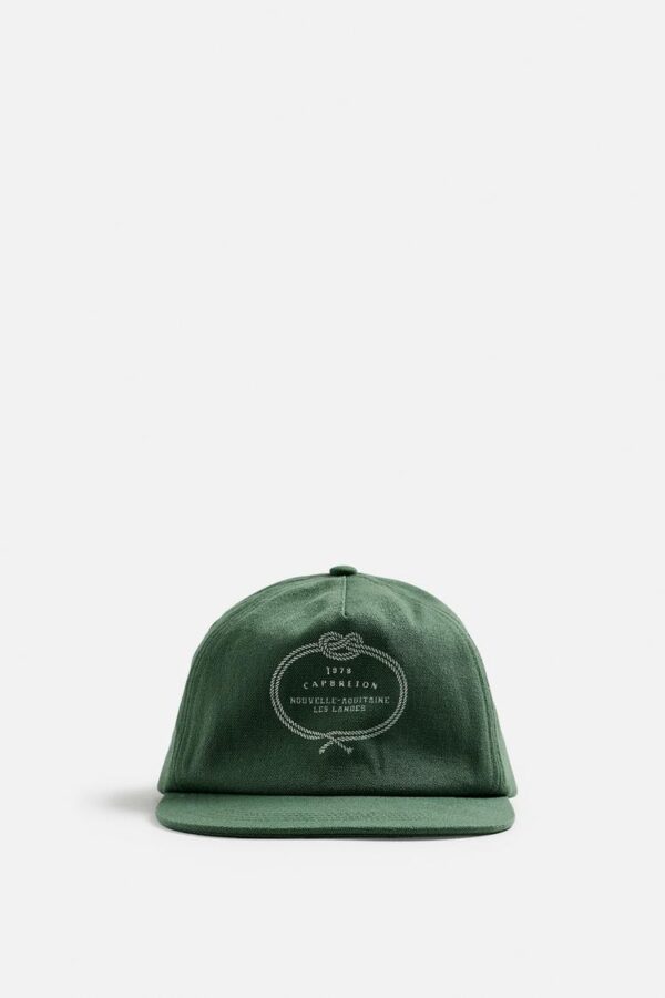 کلاه نقاب دار مردانه زارا washed cap with combined print