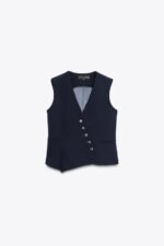 جلیقه زنانه زارا ZW COLLECTION ASYMMETRIC WAISTCOAT