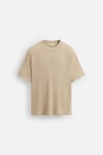 تیشرت مردانه زارا REGULAR FIT KNIT T-SHIRT