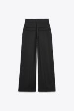 شلوار زنانه زارا DOUBLE PLEAT TROUSERS WITH FLAPS