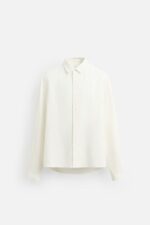 پیراهن مردانه زارا RELAXED FIT 100% HEMP SHIRT