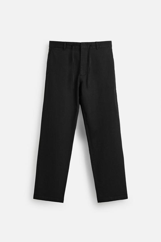 شلوار مردانه زارا مدل straight relaxed fit