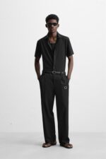 پیراهن مردانه زارا مدل Slim Fit با تکنولوژی ضد چروک