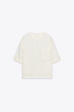 تیشرت لینن زنانه زارا ZW COLLECTION LINEN SHORT SLEEVE TOP