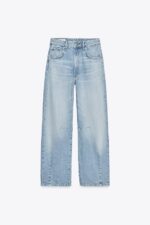 شلوار جین زنانه زارا TRF BAGGY BALLOON MID-WAIST JEANS
