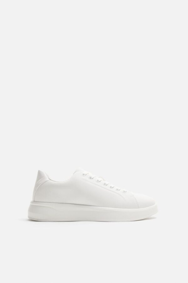 کفش کتونی مردانه زارا monochrome chunky trainers