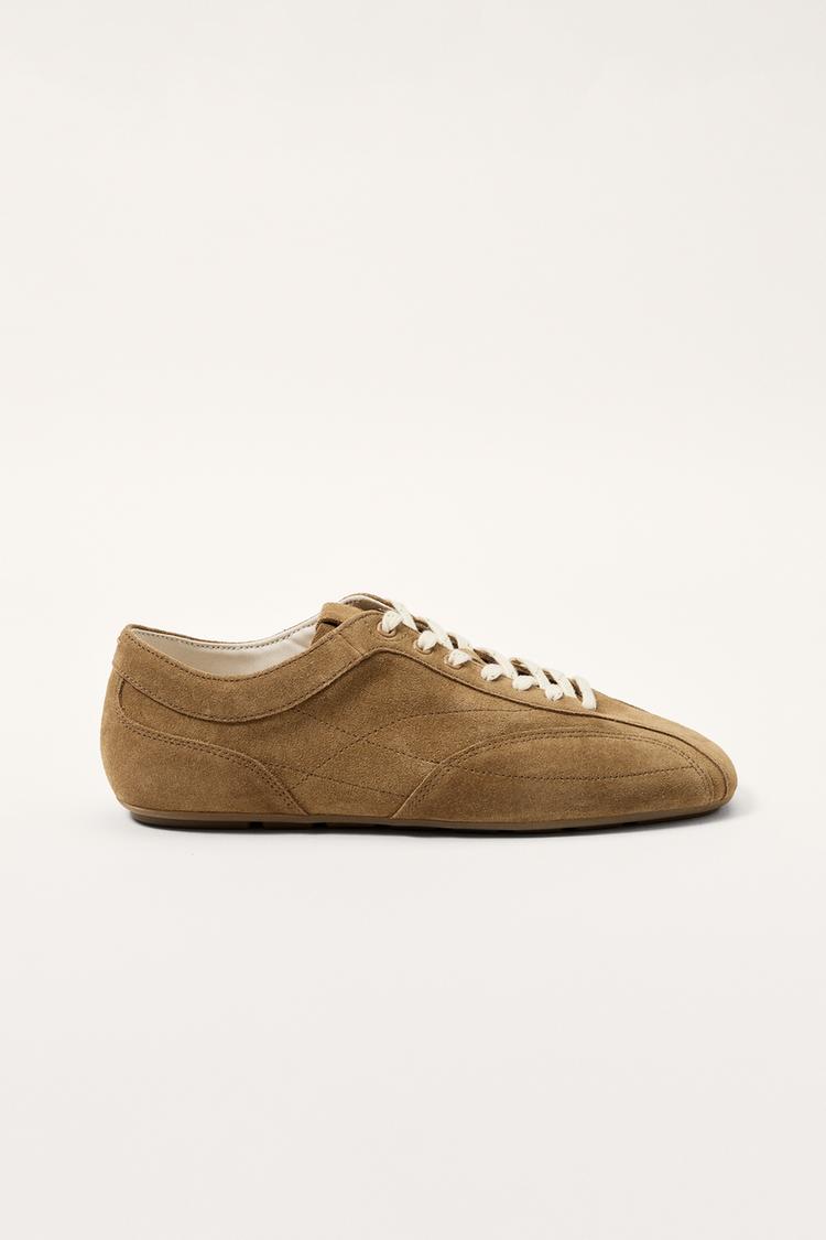 کفش مردانه زارا leather trainers limited edition