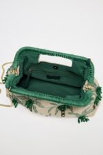 کیف زنانه زارا BEADED DETAIL CLUTCH