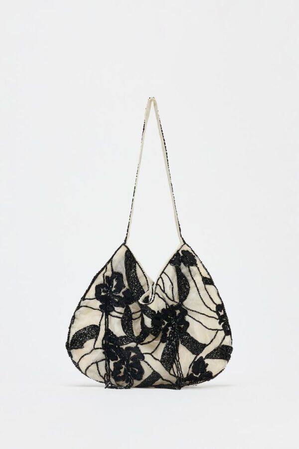 کیف زنانه زارا beaded mesh bag