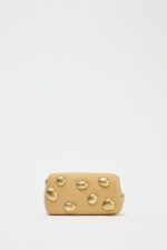 کیف مجلسی زنانه زارا CLUTCH WITH METAL APPLIQUÉS