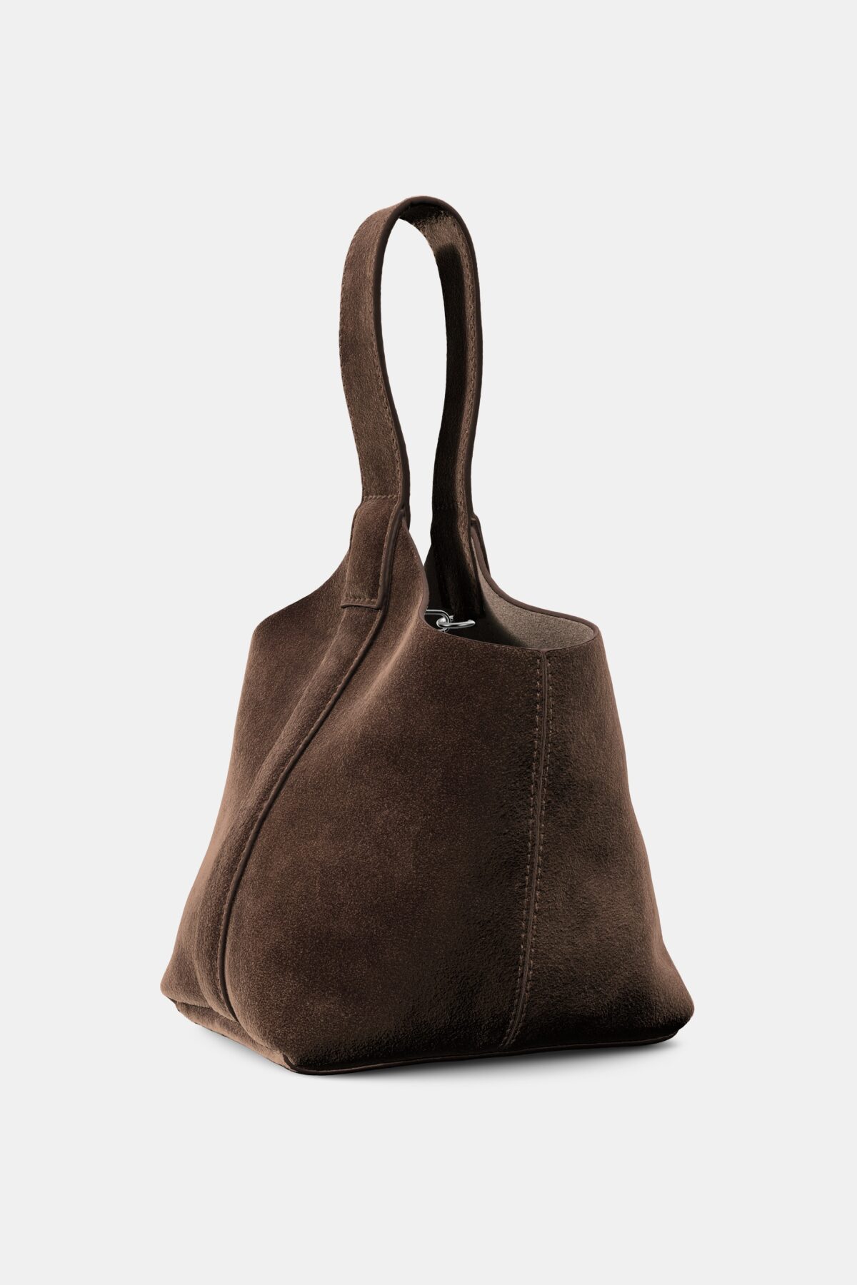 Poster 3 scaled کیف زنانه زارا suede mini bucket bag