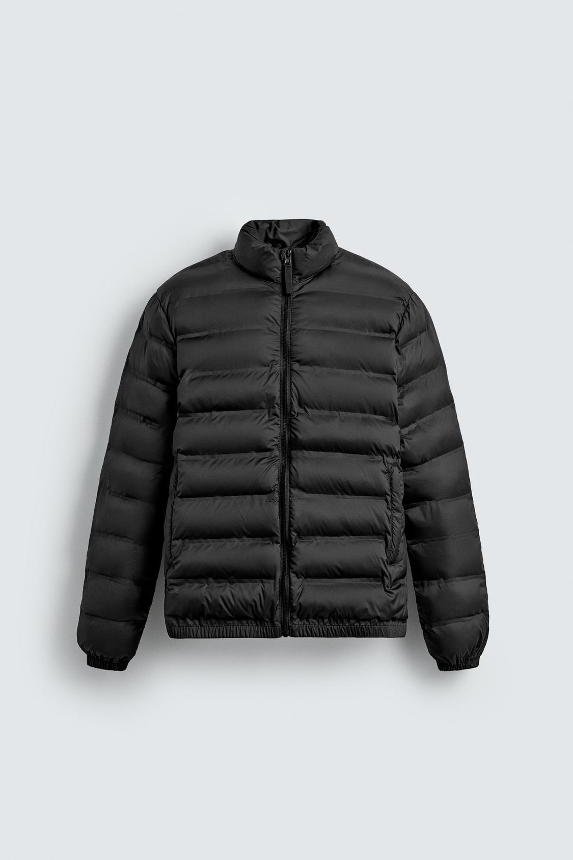 04302207800-E1 04302207800 e1 کاپشن مردانه water-repellent lightweight padded زارا