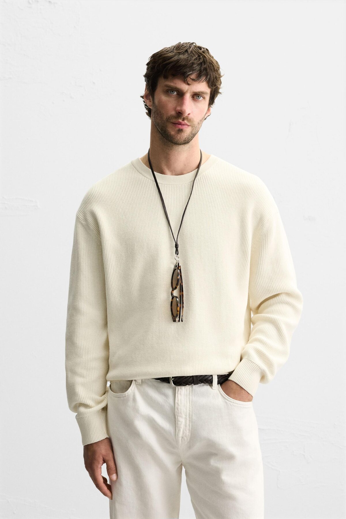 03284331712 a1 scaled پولیور بافت مردانهpurl knit sweater زارا