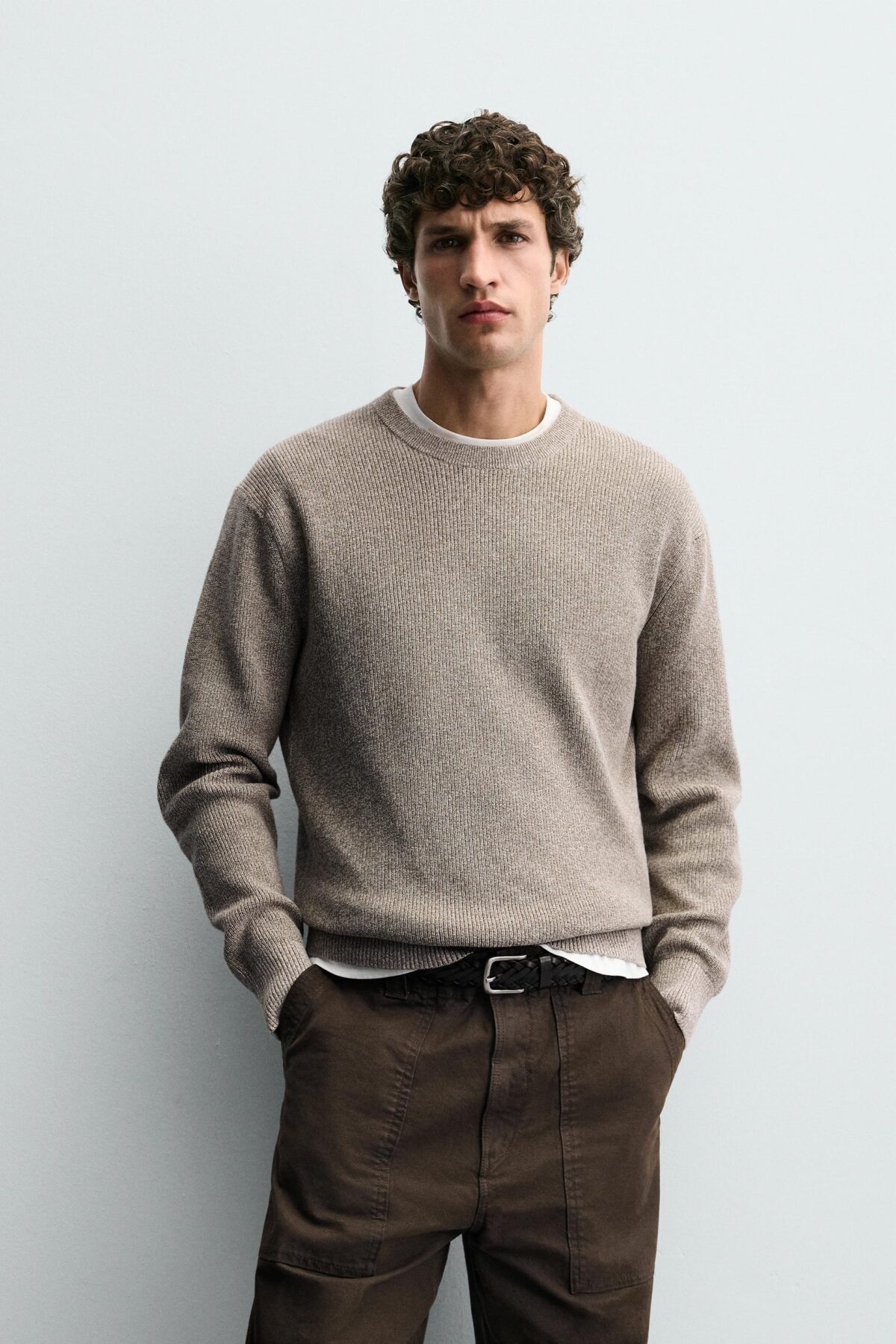03284331722 a1 scaled پولیور بافت مردانهpurl knit sweater زارا